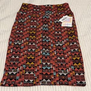LuLaRoe Aztec Print Versatile Pencil Skirt